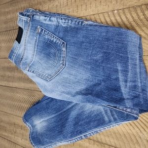 Womens True Religion Liv Low Rise Relaxed Skinny Jeans size 27